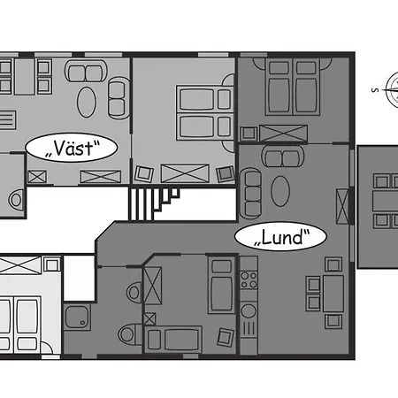 2 -sommar, Mit Suedbalkon